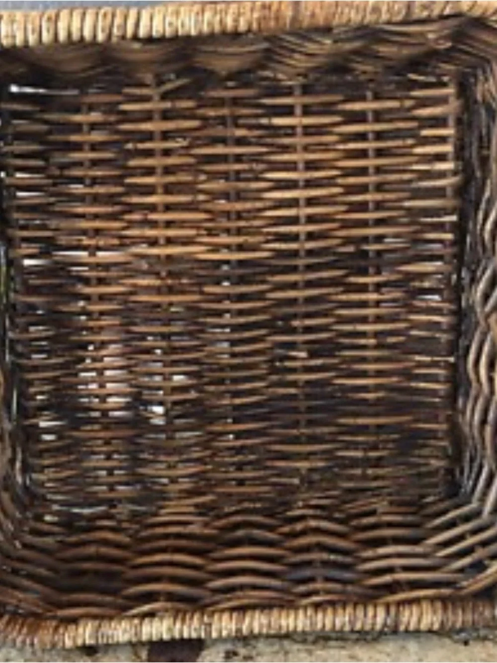 #2016**”11X10”Woven Seagrass Storage Basket - Brown - Picture 6 of 12